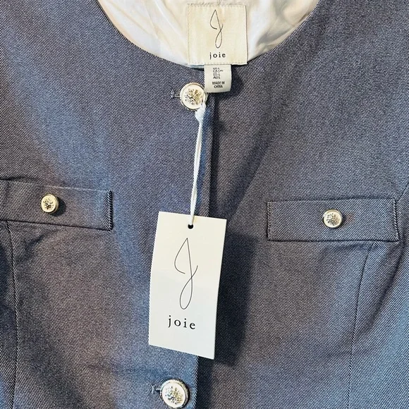 NWT Joie Chambray Vest Top - Picture 3 of 4